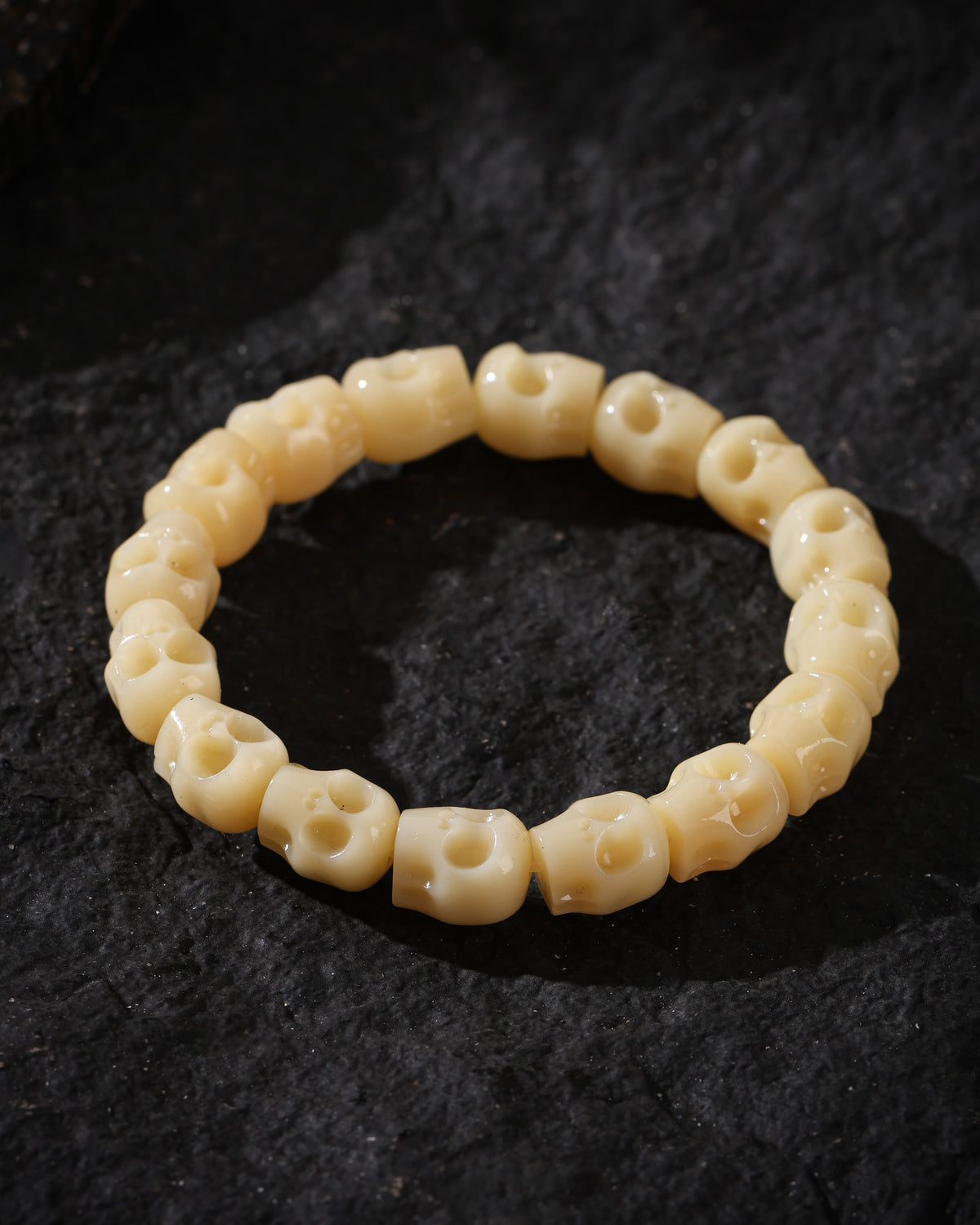 Yak Bone Skull Bracelet