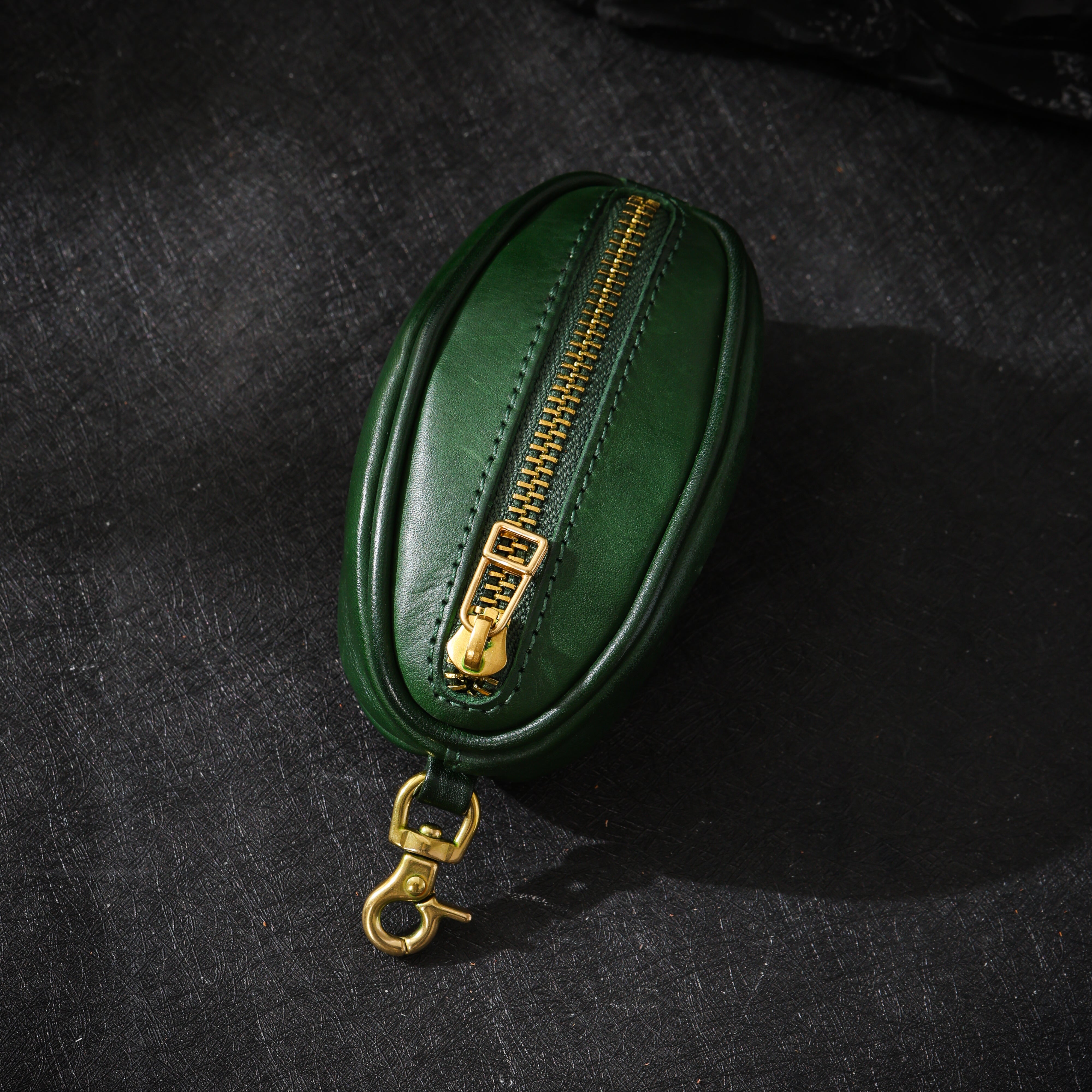 Sacchetto portagioie in pelle di mucca Vajra tibetano-12