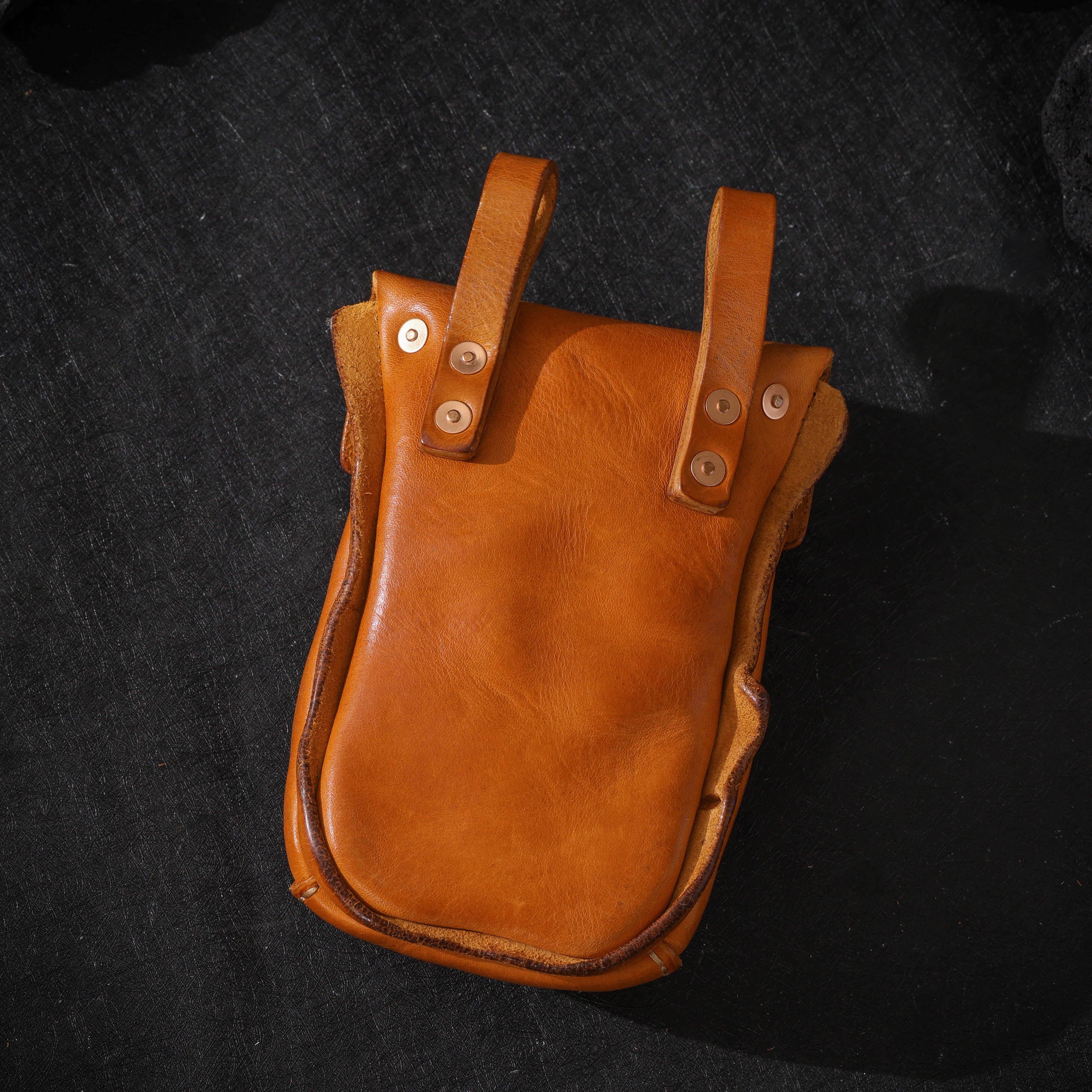 Bolsa para joyas de piel de vaca engrasada-5