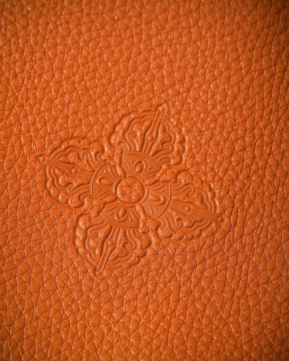 Crossed Vajra Cowhide Jewelry Pouch-19