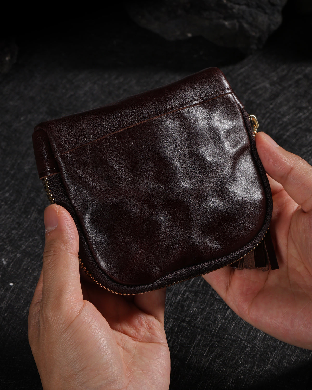 Cowhide Jewelry Organizer Pouch-16