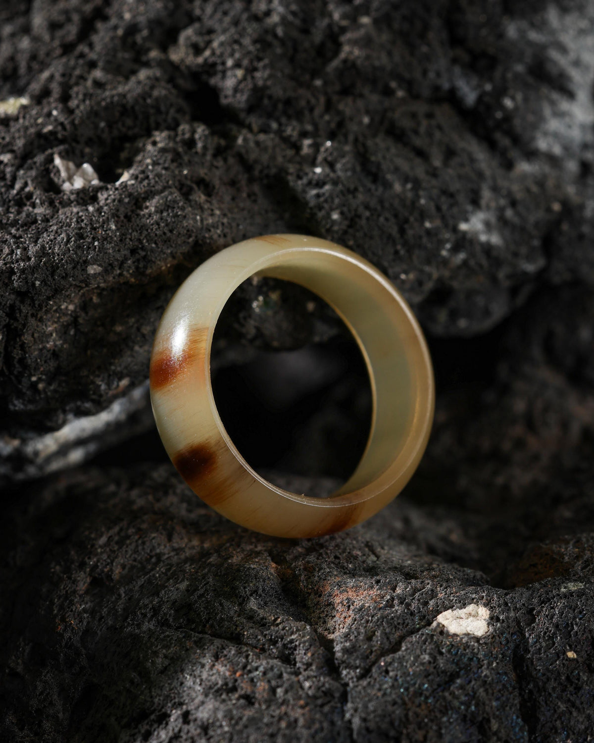 Yak Horn Thumb Ring-7