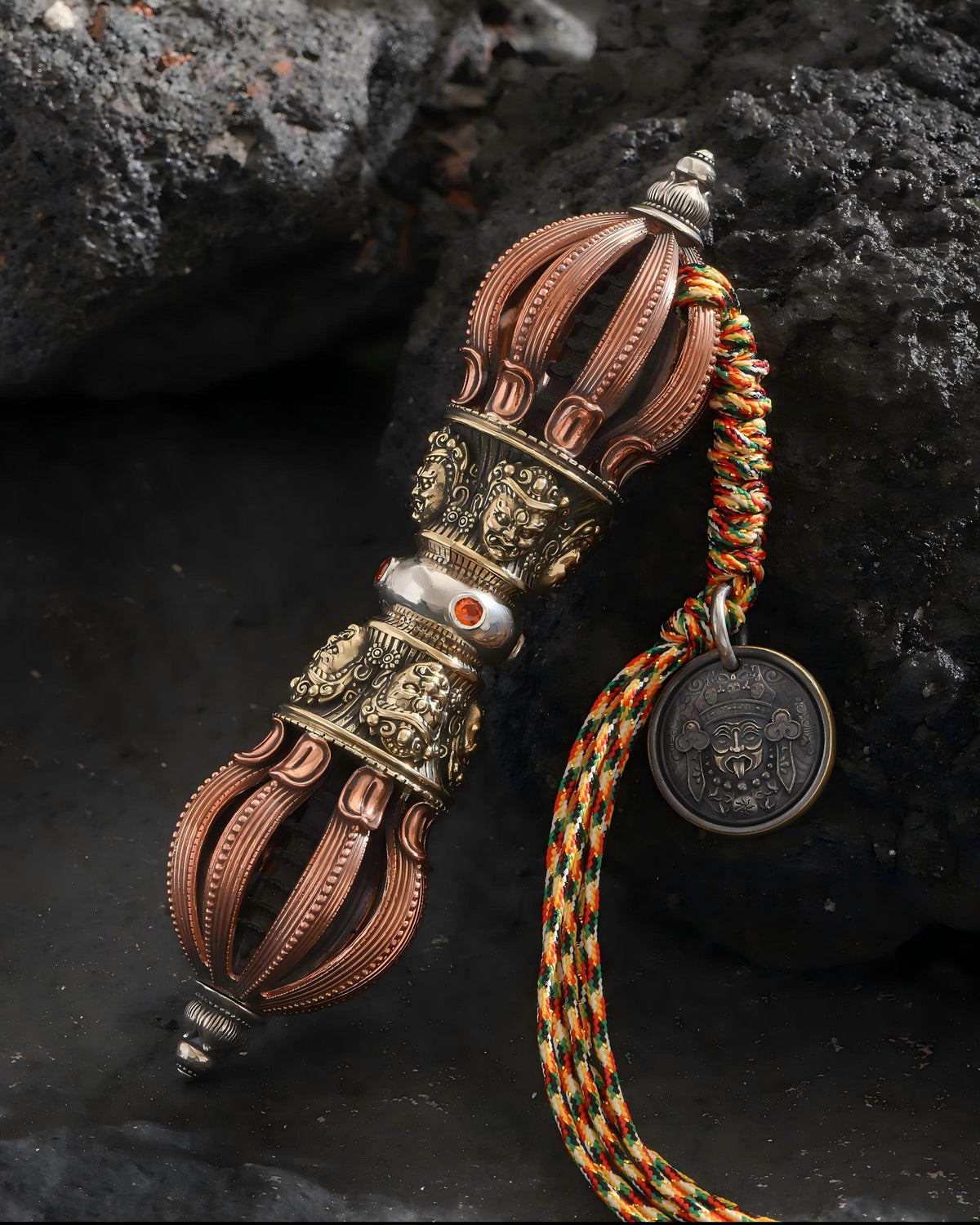 Large Tibetan Vajra Handheld Talisman