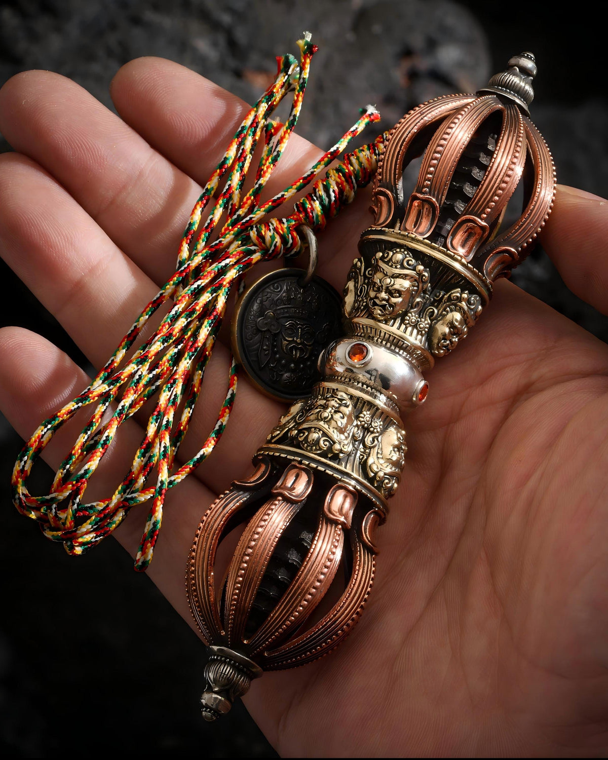 Large Tibetan Vajra Handheld Talisman