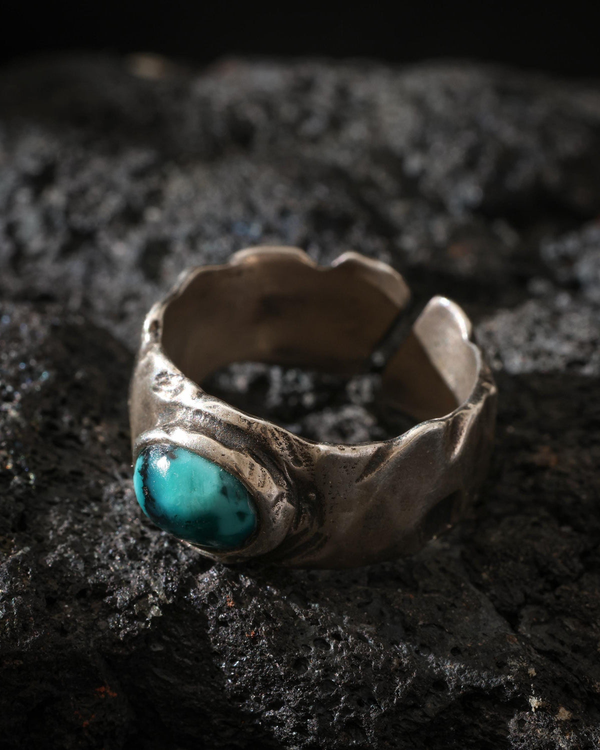 Turquoise Adjustable Ring-3