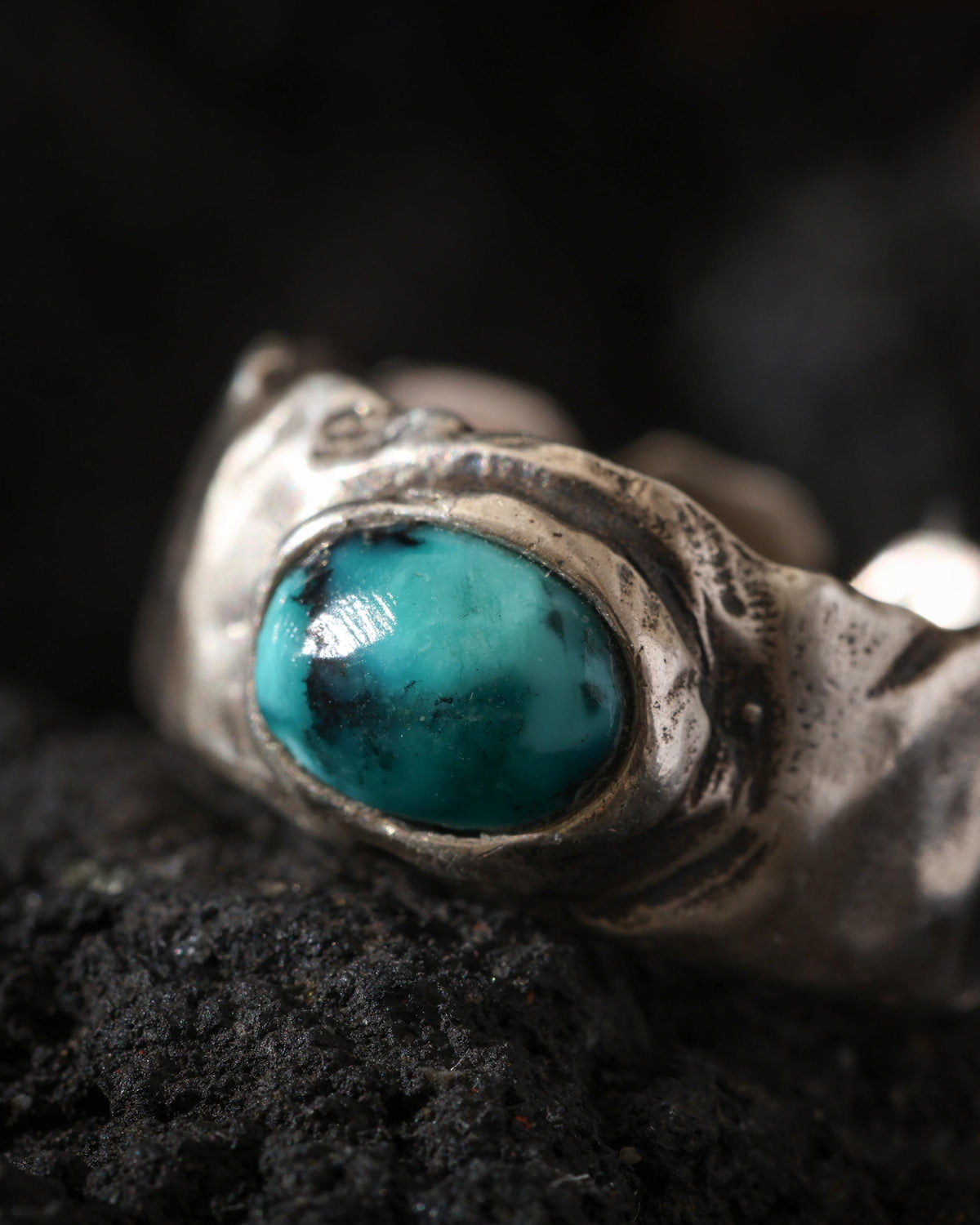 Turquoise Adjustable Ring-5
