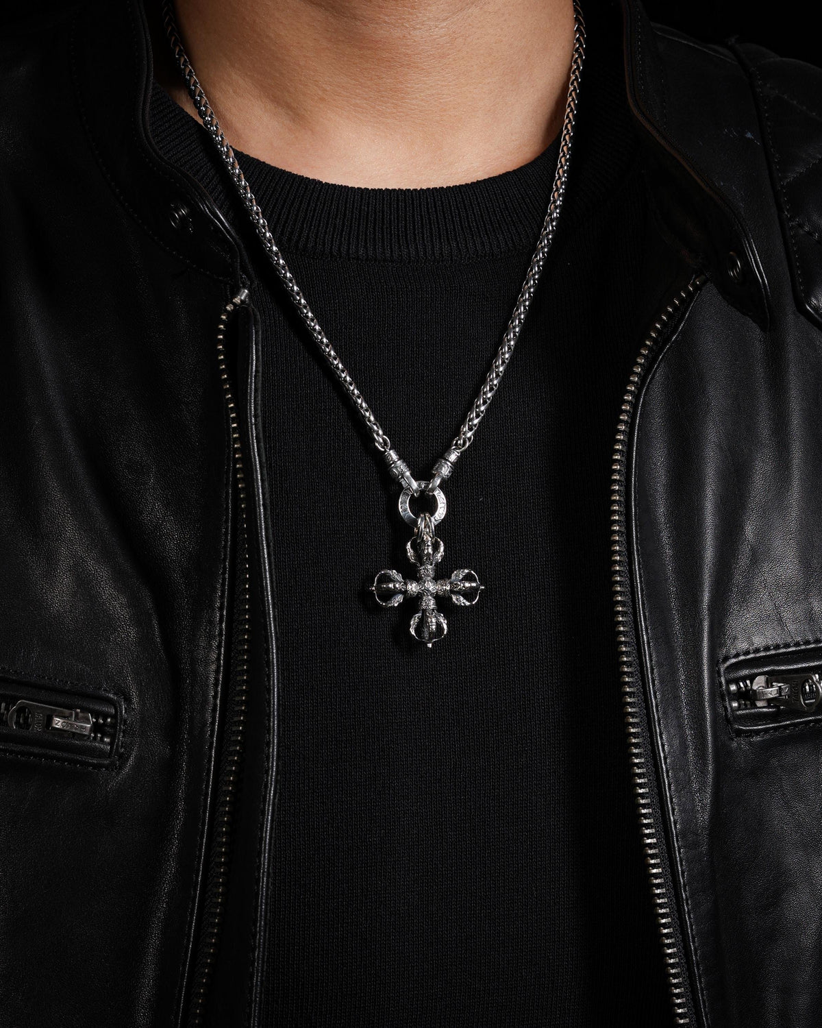 Garuda Crossed Vajra Pendant Necklace