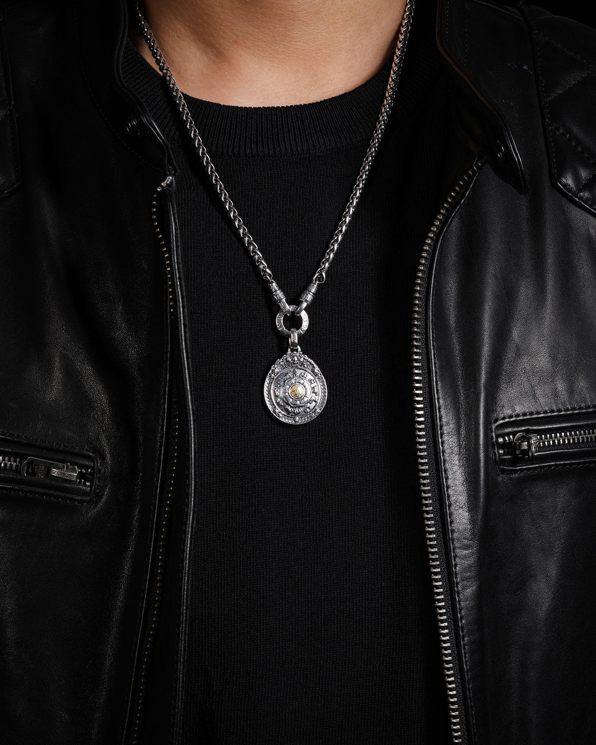 Rotating Nine-Palace Bagua Pendant Necklace