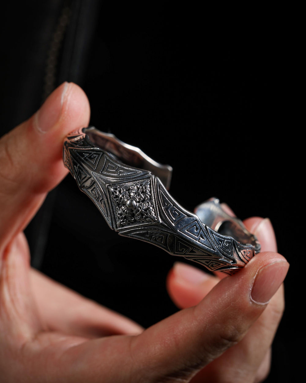 Vajra Open Cuff Bracelet
