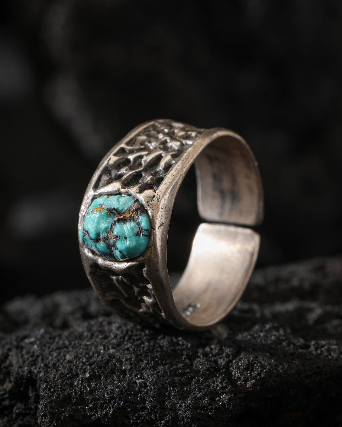 Turquoise Adjustable Ring-1