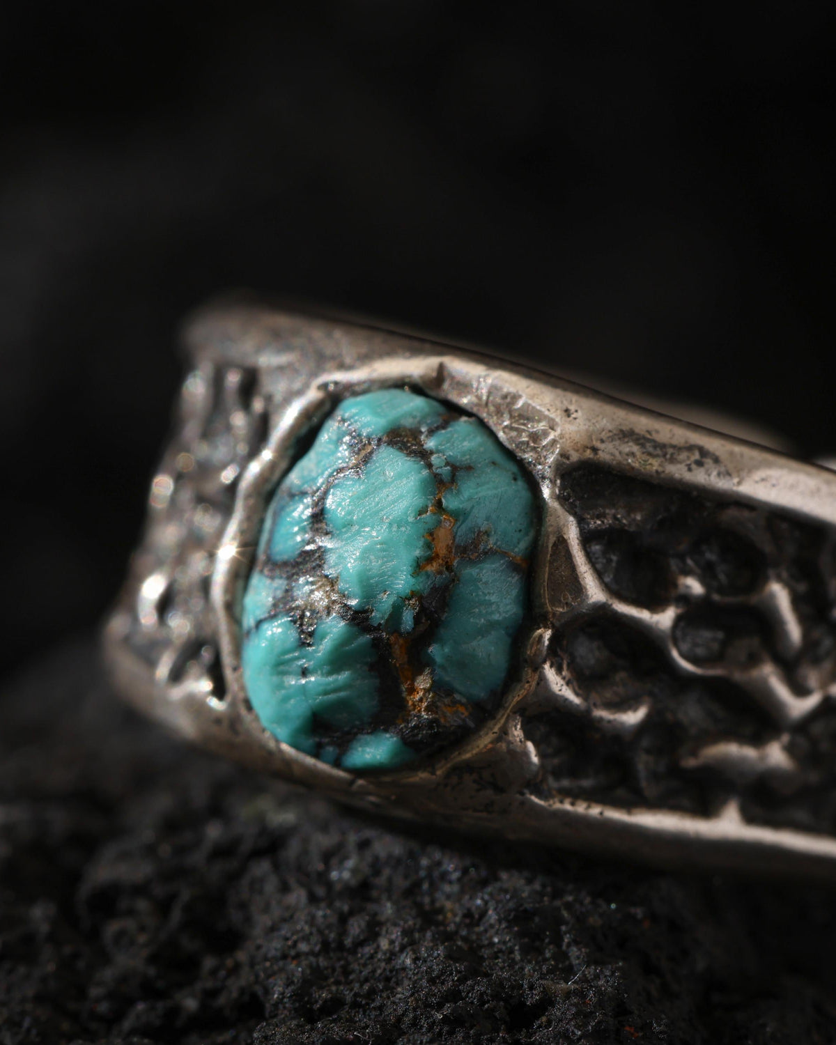 Turquoise Adjustable Ring-5