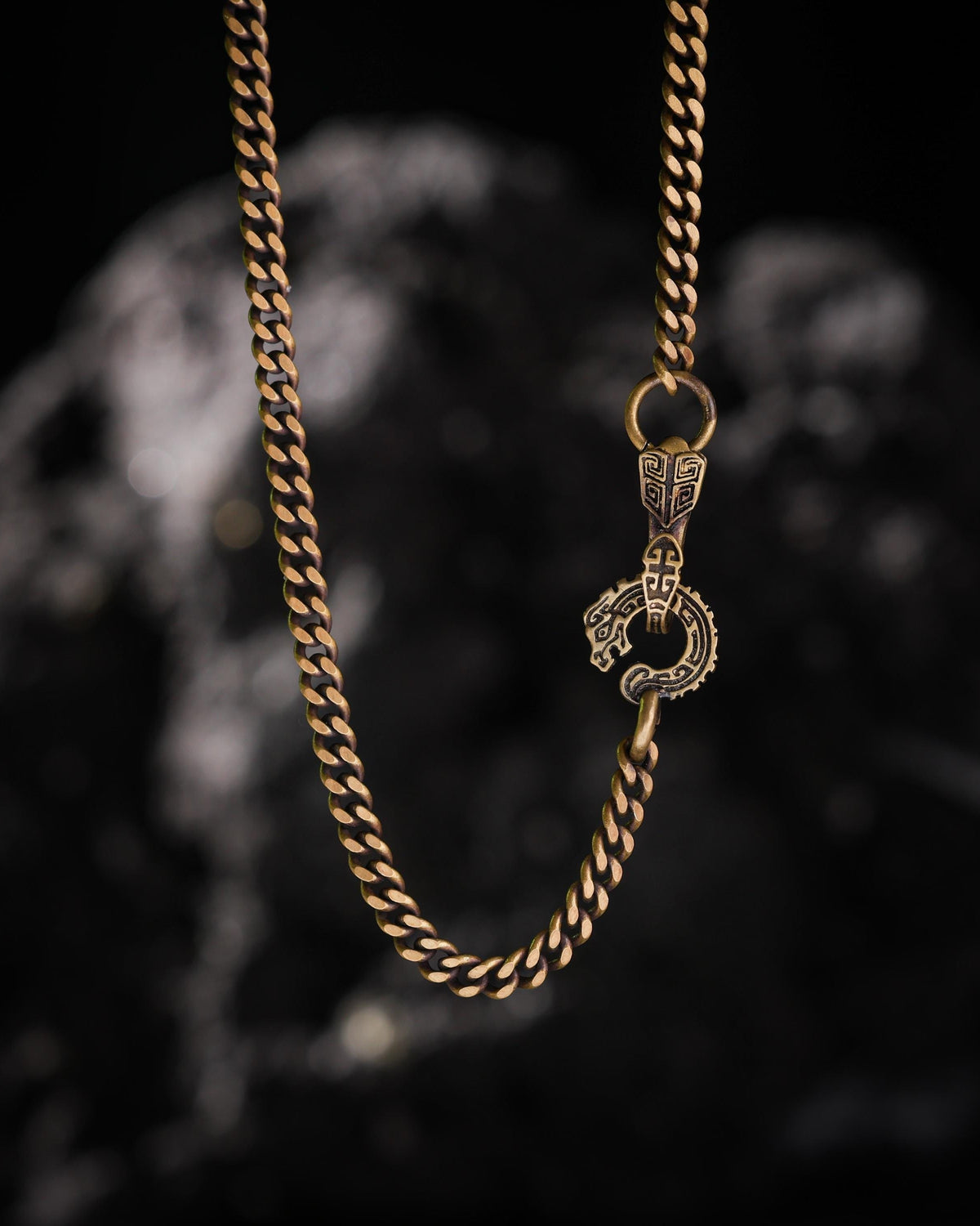 Collar Cadena Cubana Dragón
