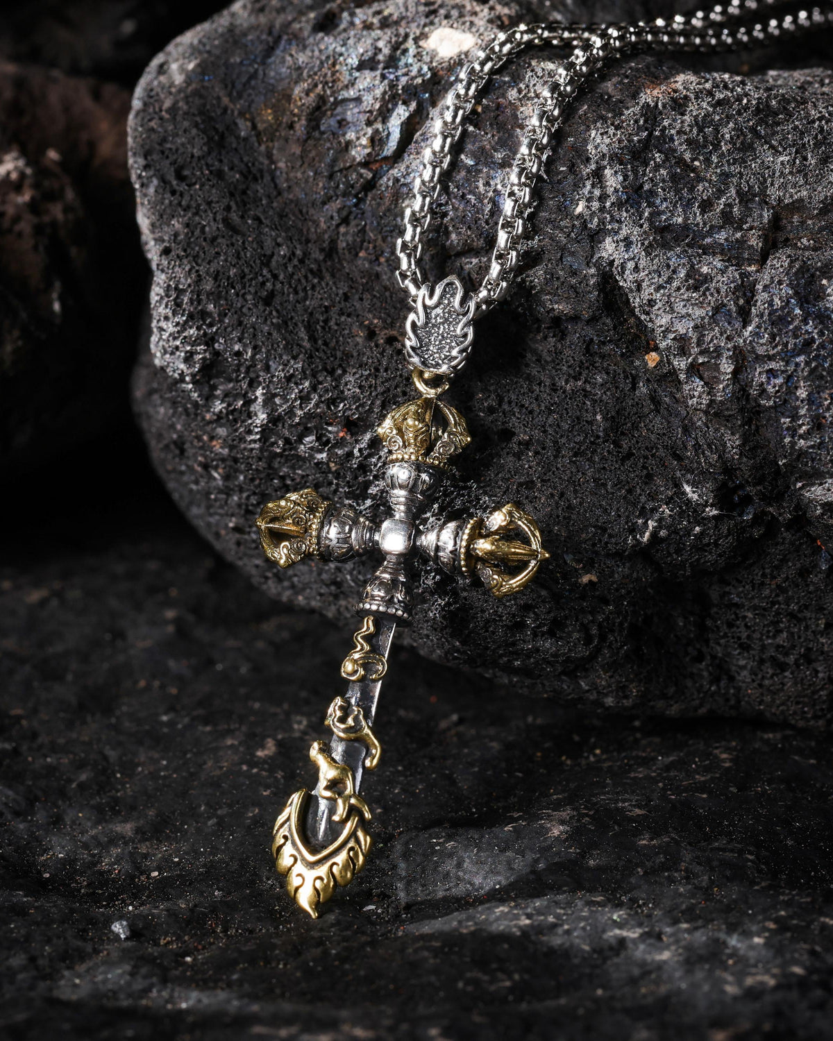 Manjushri Sword Pendant Necklace