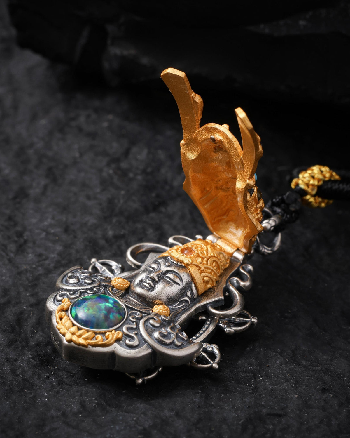 18K Gold-Plated Zaki Lhamo Pendant Necklace-3