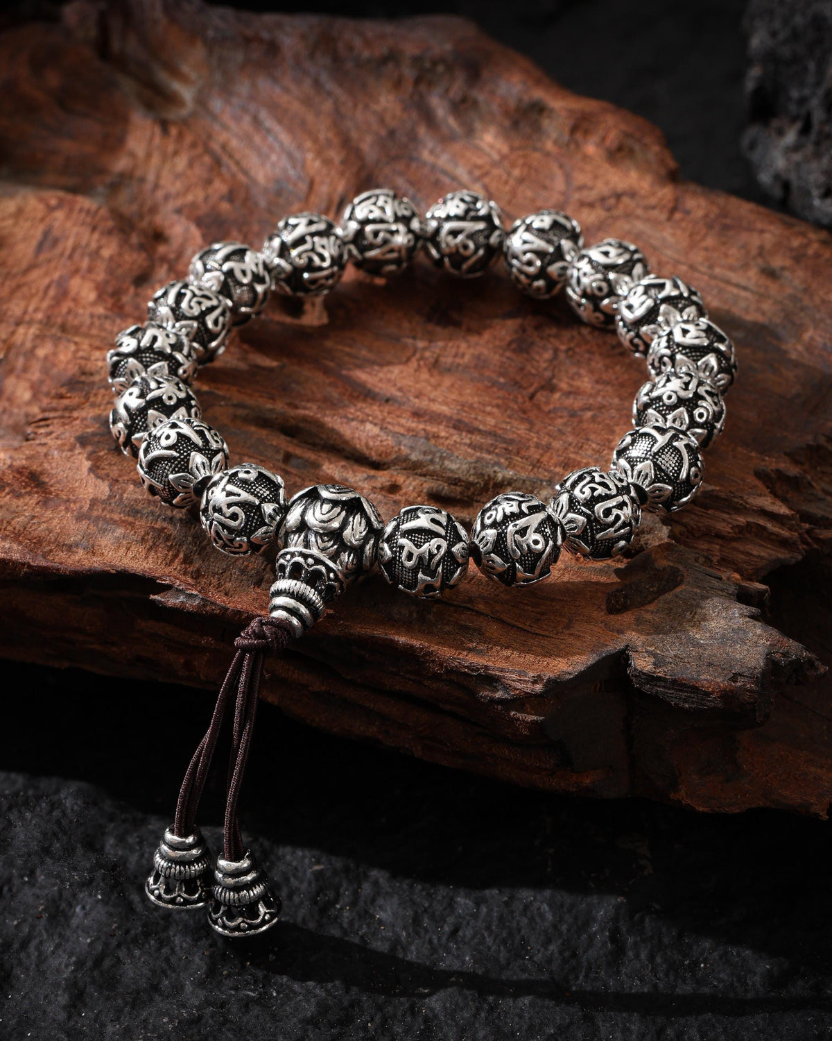Om-Armband aus Sterlingsilber