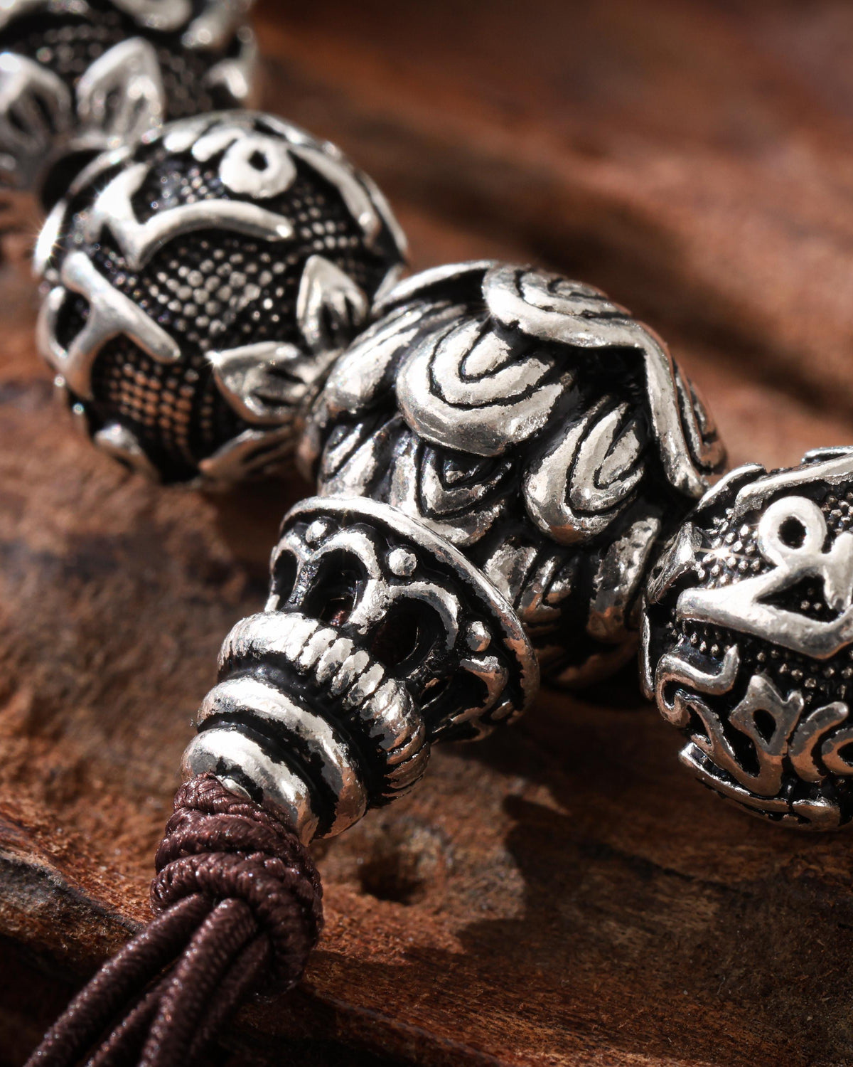 Om-Armband aus Sterlingsilber-5