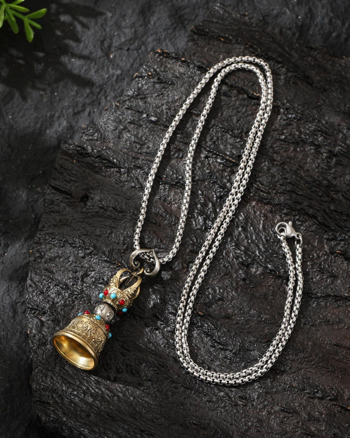 Collana con pendente a campana Ghanta Vajra-24
