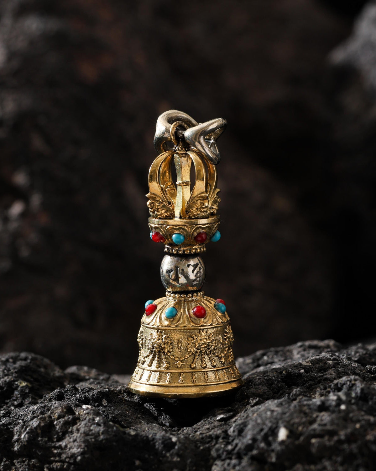 Collana con pendente a campana Ghanta Vajra-23
