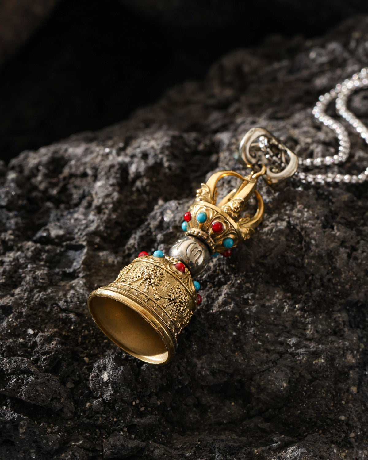 Collana con pendente a campana Ghanta Vajra-25