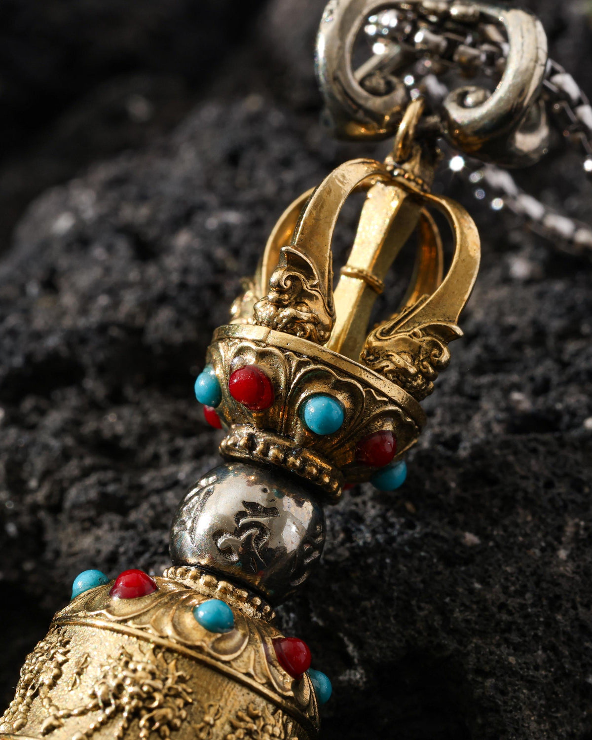 Collana con pendente a campana Ghanta Vajra-27