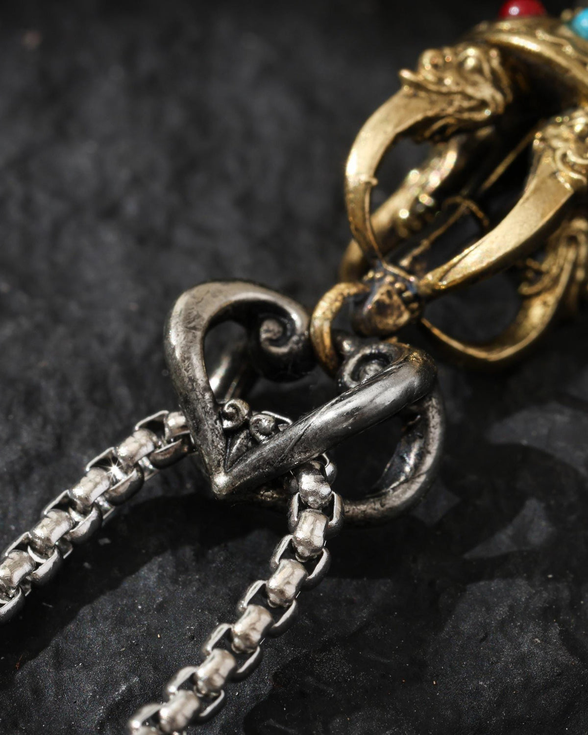 Collana con pendente a campana Ghanta Vajra-21