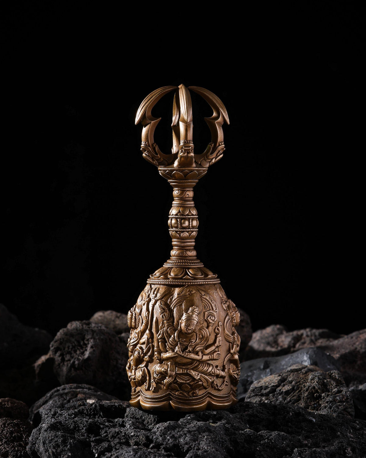 Handheld Four Heavenly Kings Vajra Bell