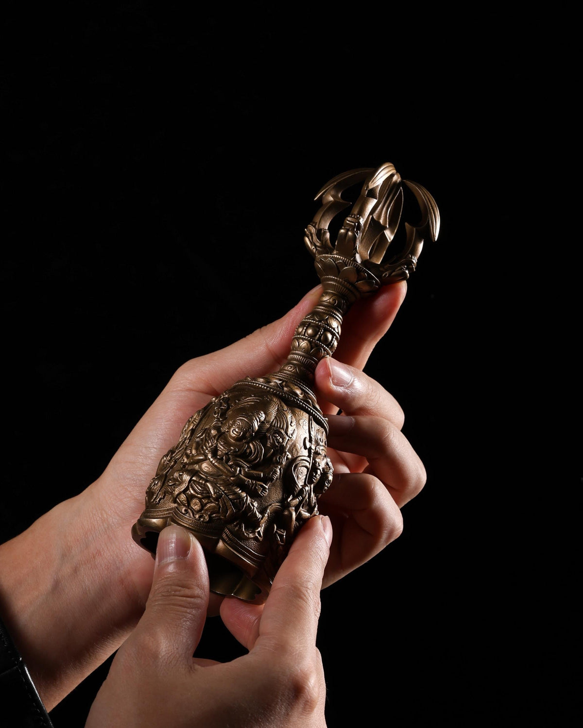 Handheld Four Heavenly Kings Vajra Bell