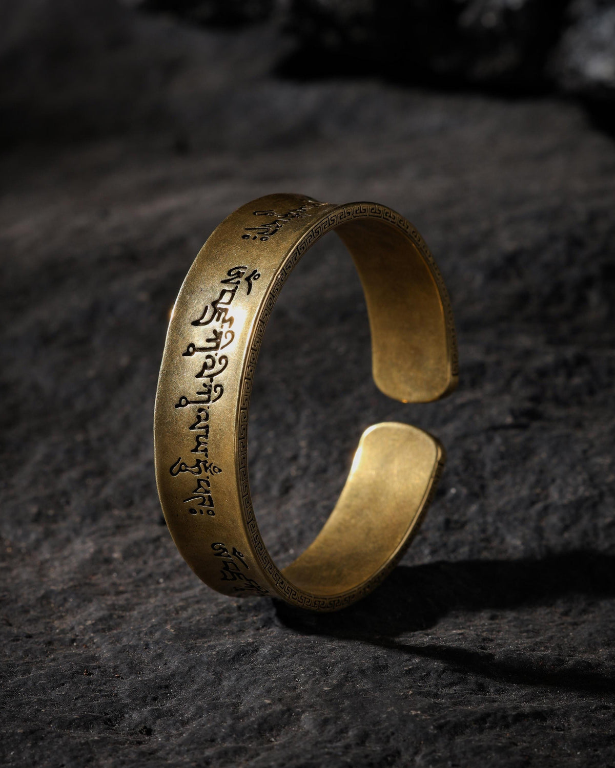 Emptiness Mantra Cuff Bracelet-8
