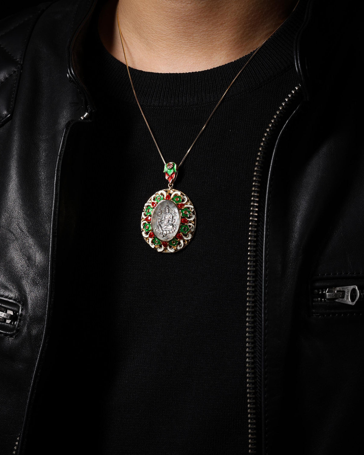 Green Tara Pendant Necklace