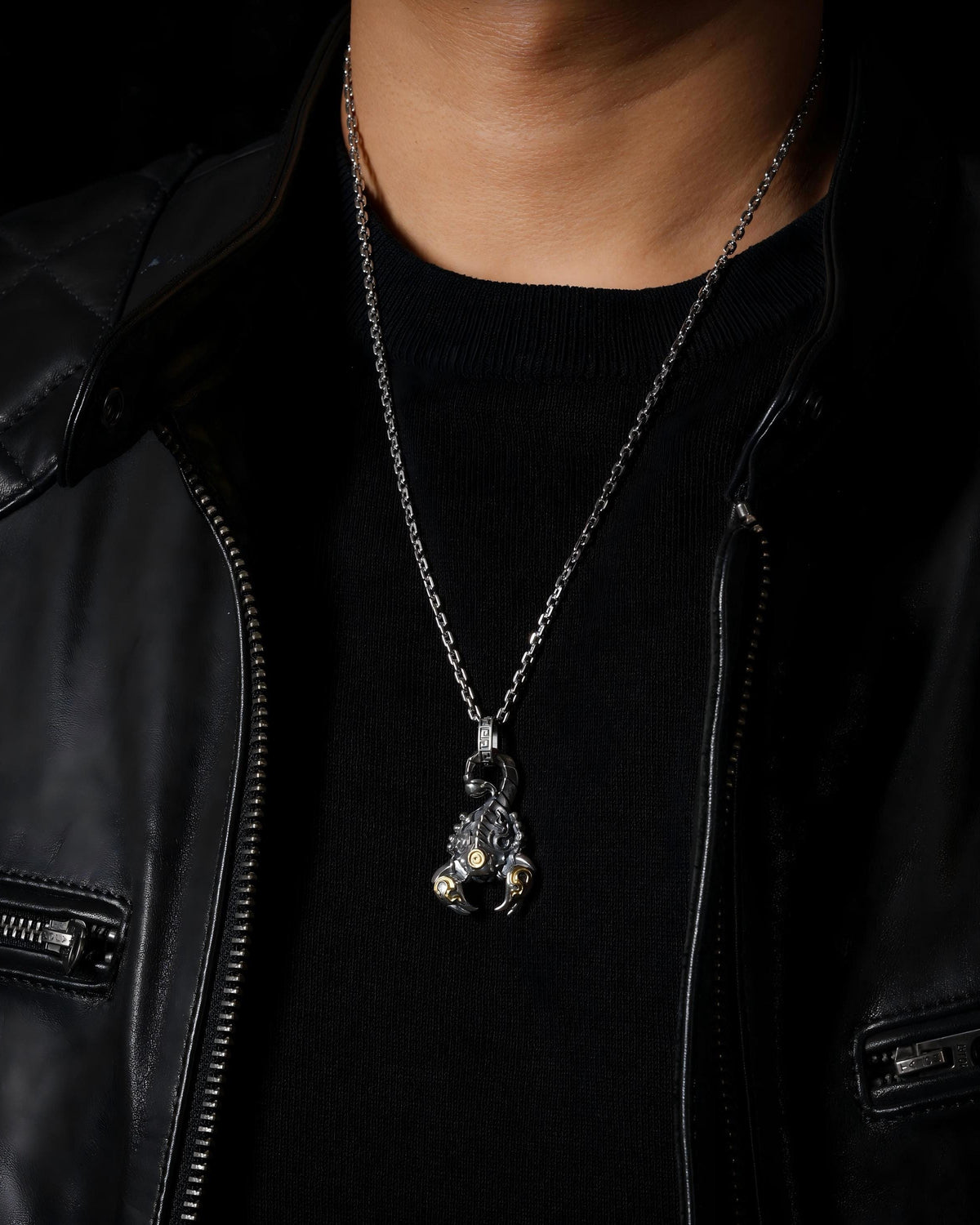 Fire Scorpion Talisman Pendant Necklace
