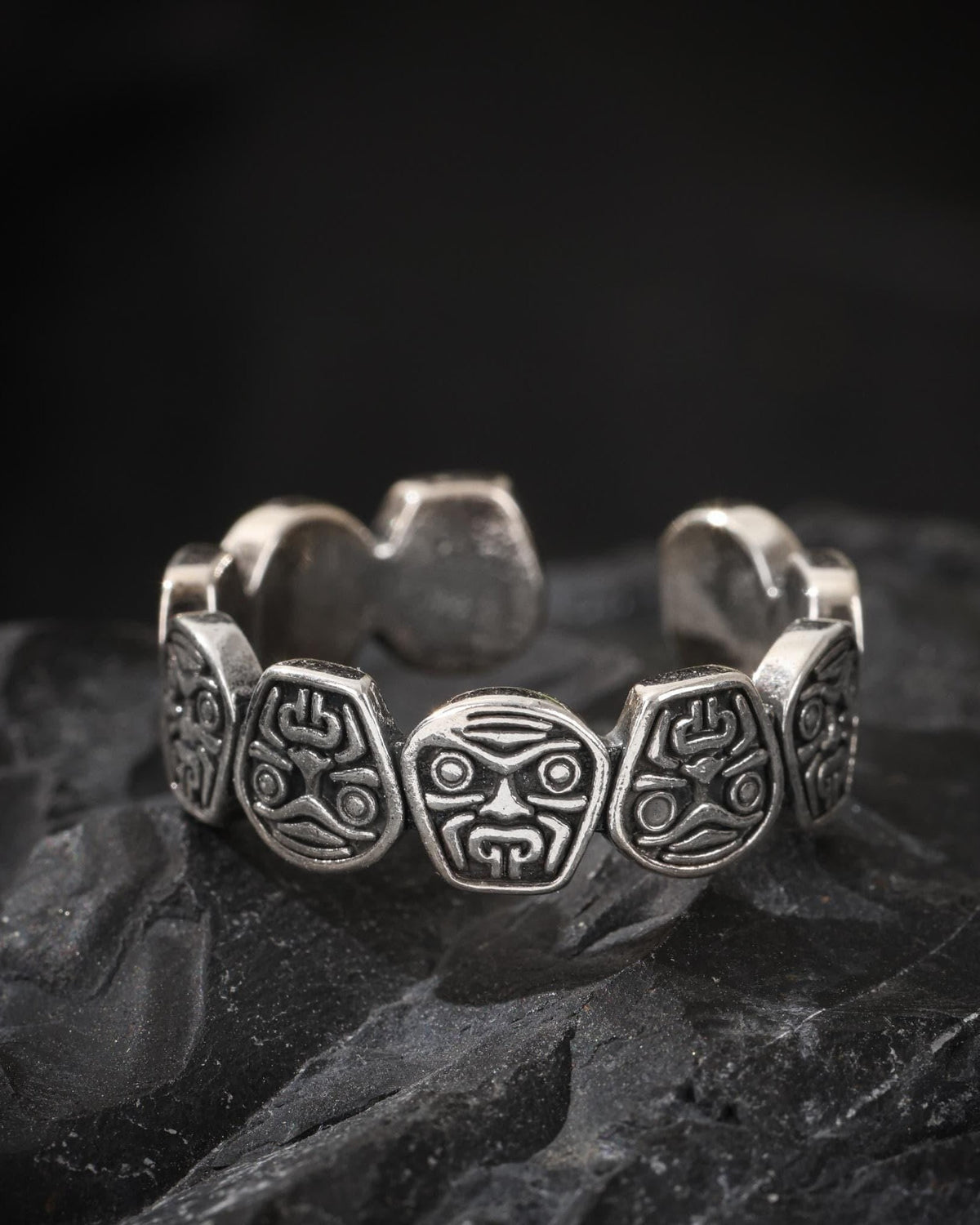 Anello regolabile tibetano protettore della ricchezza Zaki