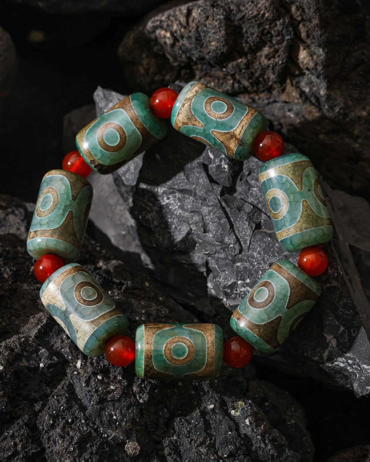 Dzi-Achat-Armband