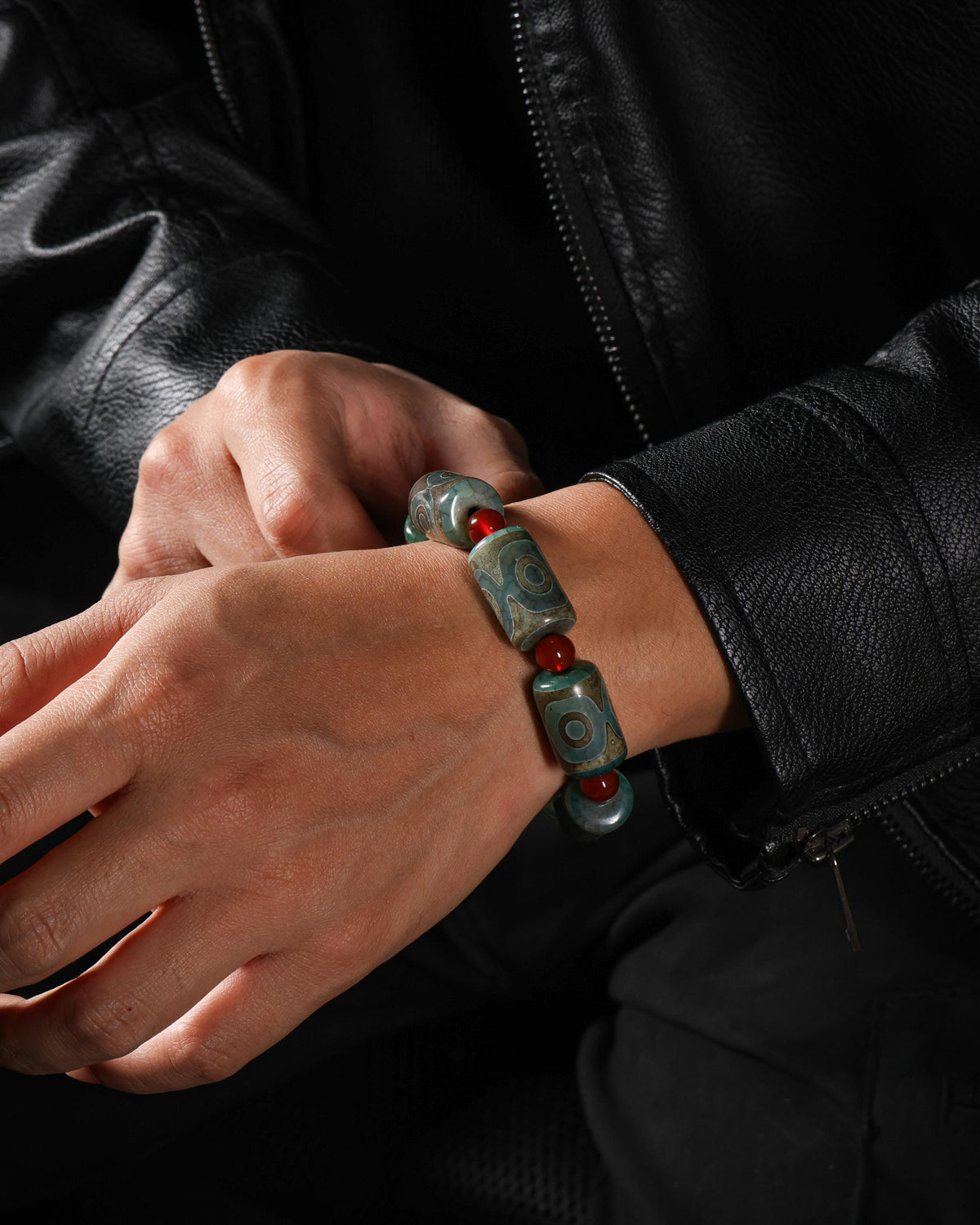Dzi-Achat-Armband