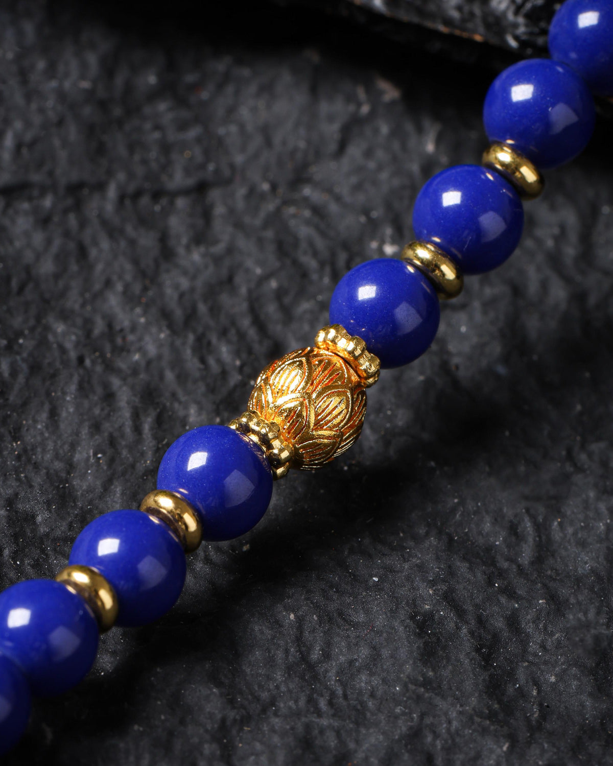 Lapislazuli 108 Mala Halskette-4