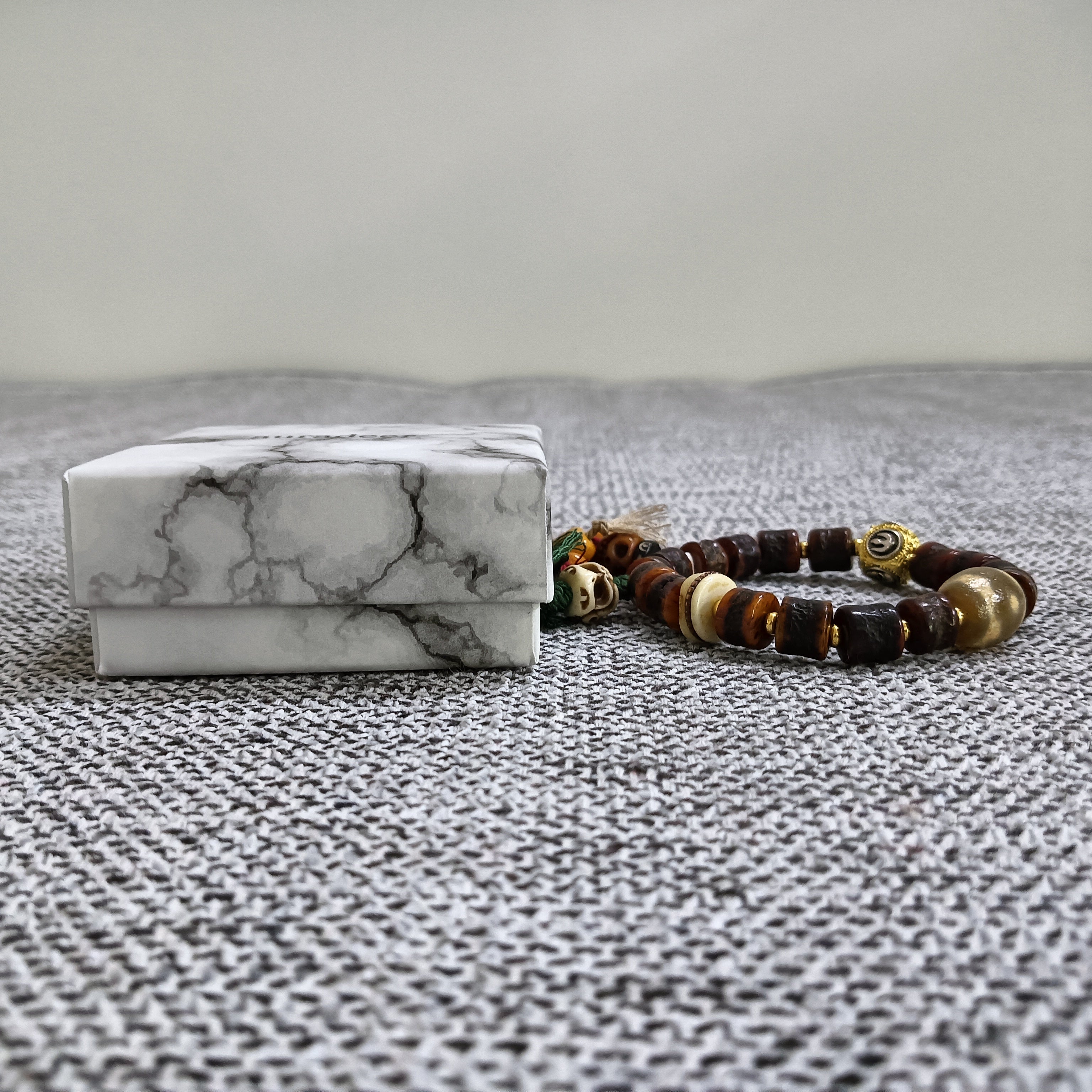 auradeer Bot Armband Sieraden Bruin-2