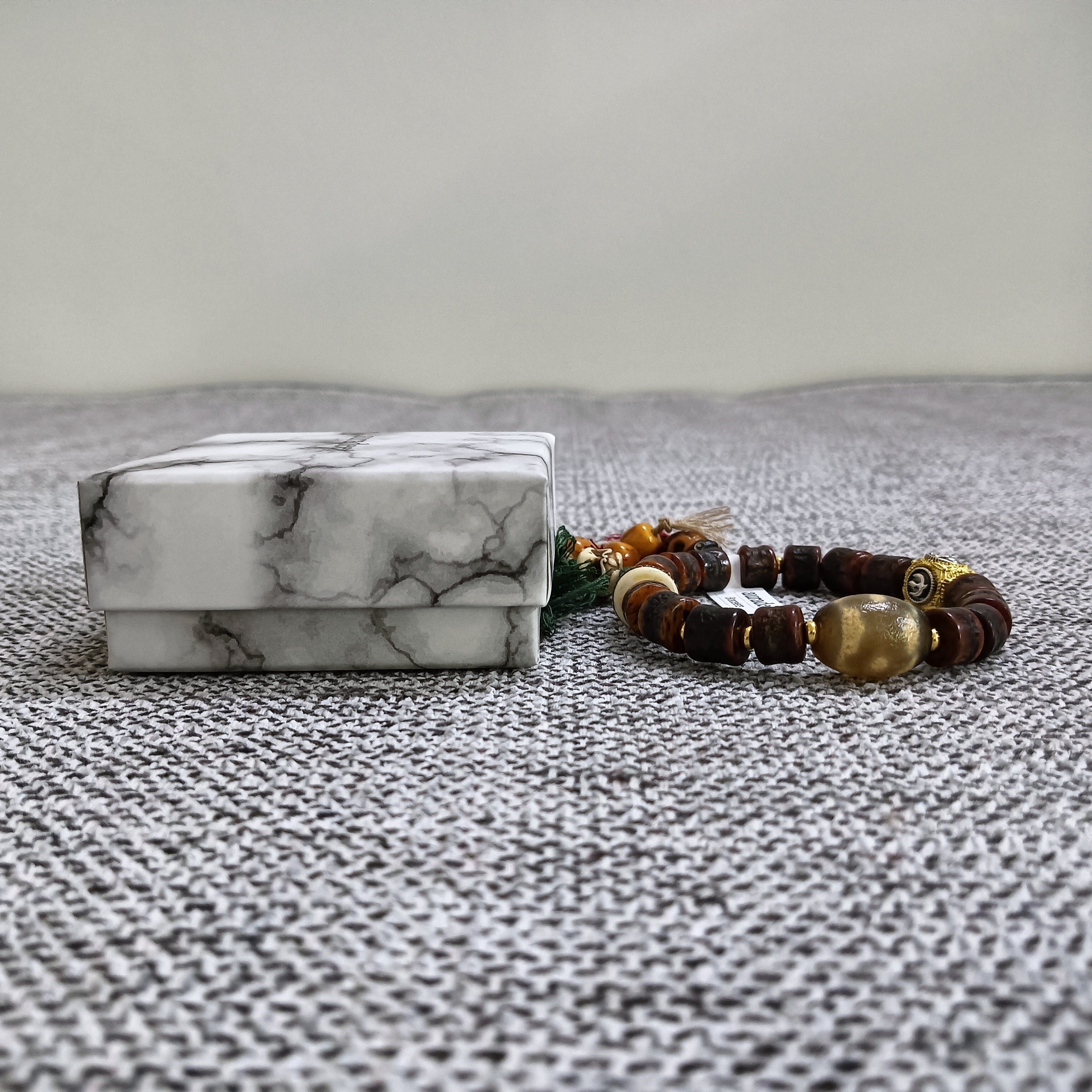 auradeer Bot Armband Sieraden Bruin-3