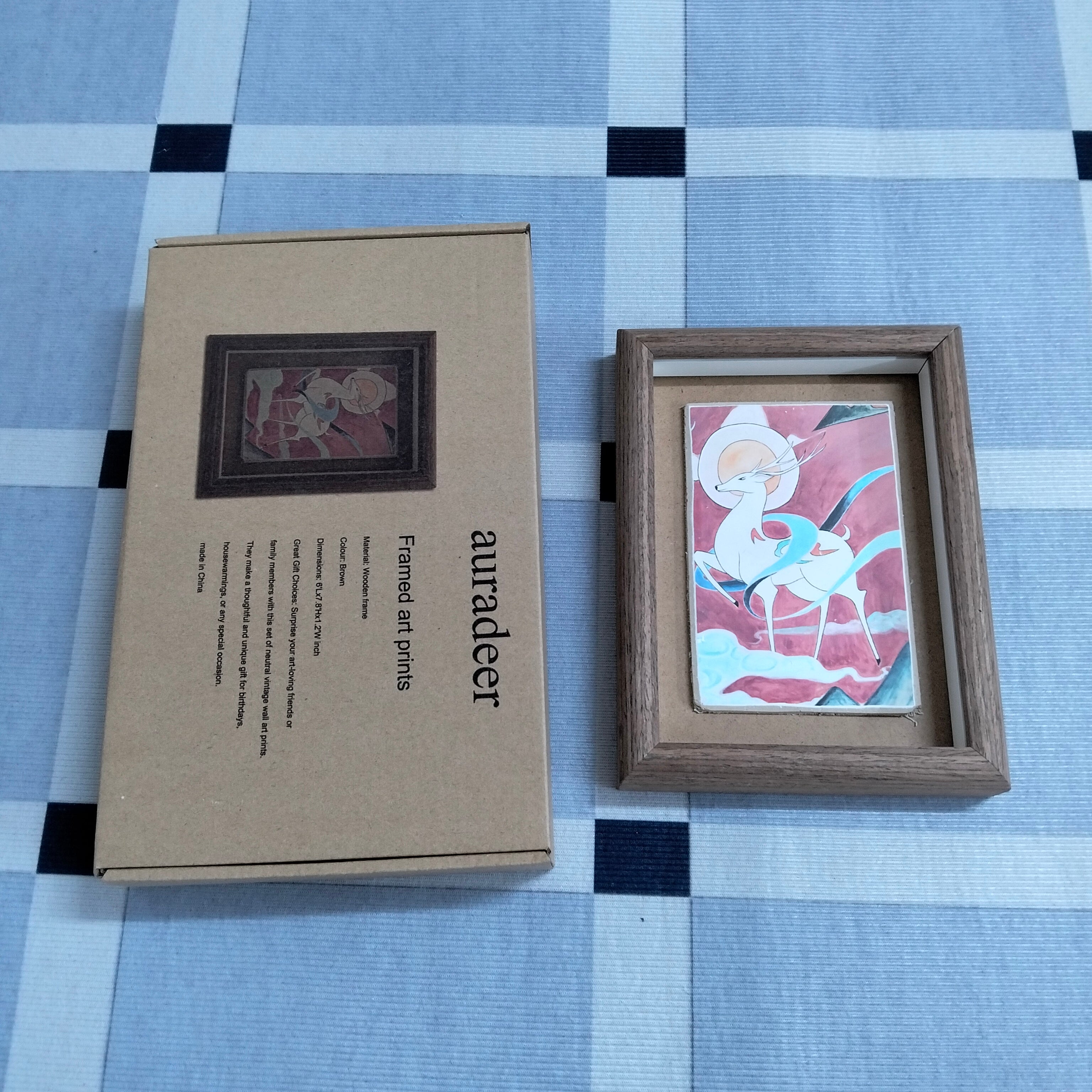 auradeer Dunhuang Väggdekoration – Niofärgad Hjort