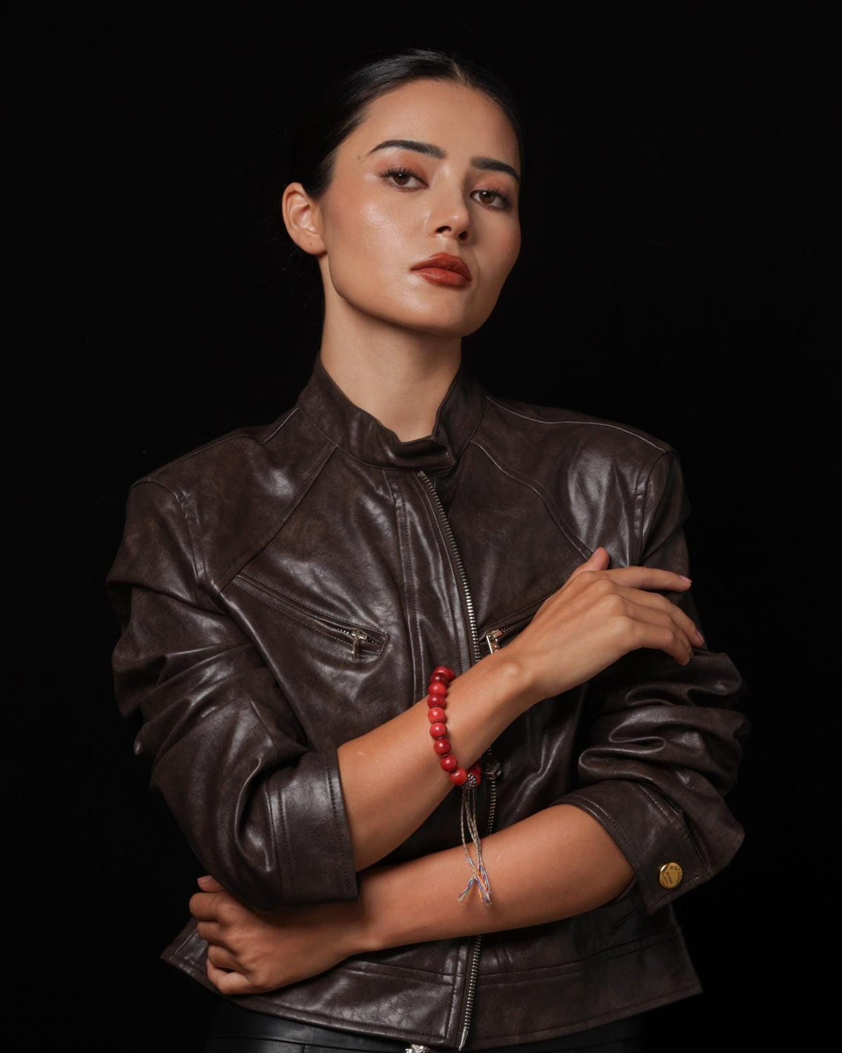 Bracelet Gankyil en os de yak-6