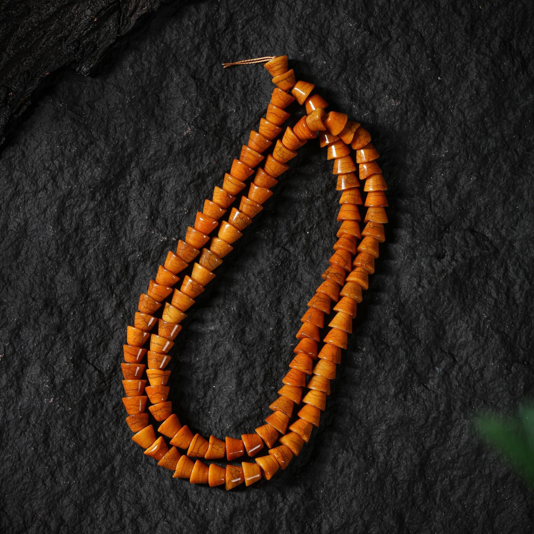 Yak Bone 108 Mala Beads · Ingot-Shaped Beads Protection Jewelry