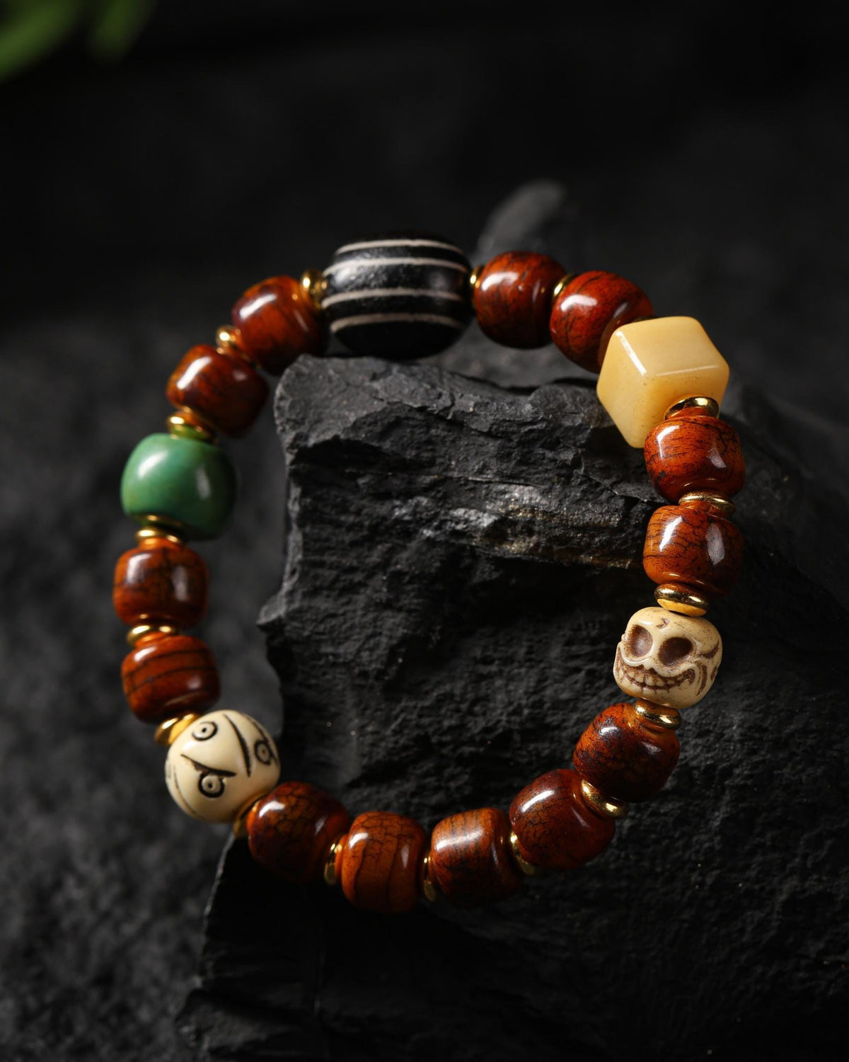 Pulsera de hueso de yak