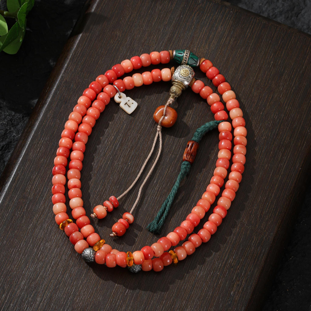 Yak Bone 108 Mala Beads