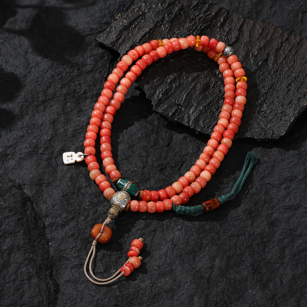 Yak Bone 108 Mala Beads
