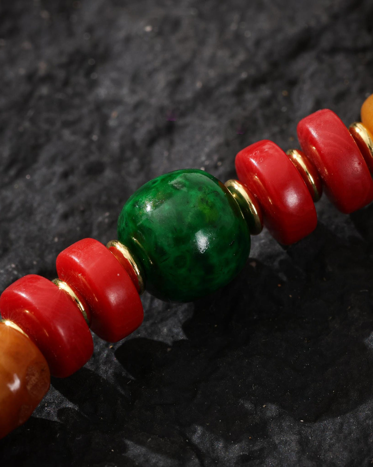 Bone Skull Necklace 108 Mala Beads-8