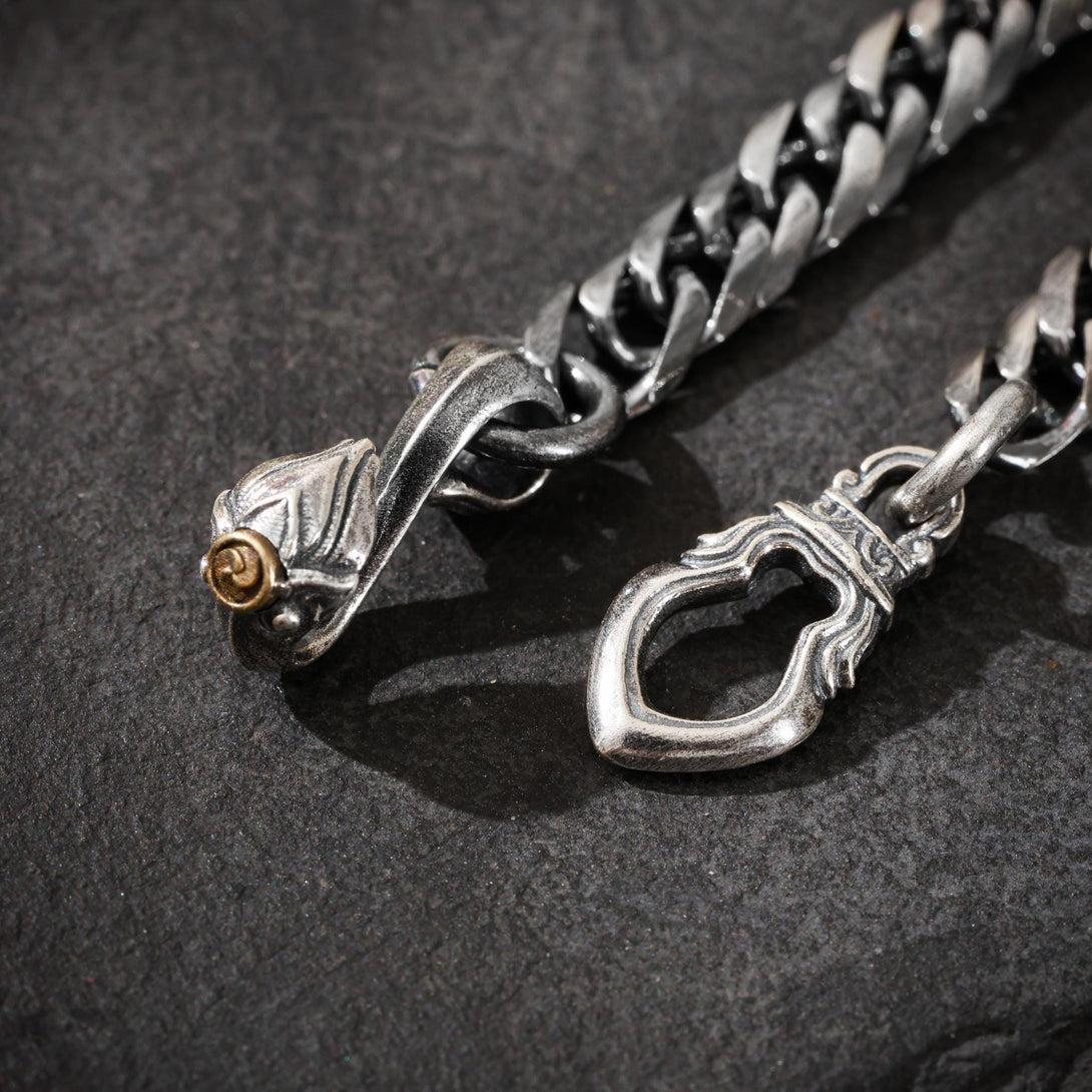 Vajra Bracelet – Tibetan Amulet Sterling Silver