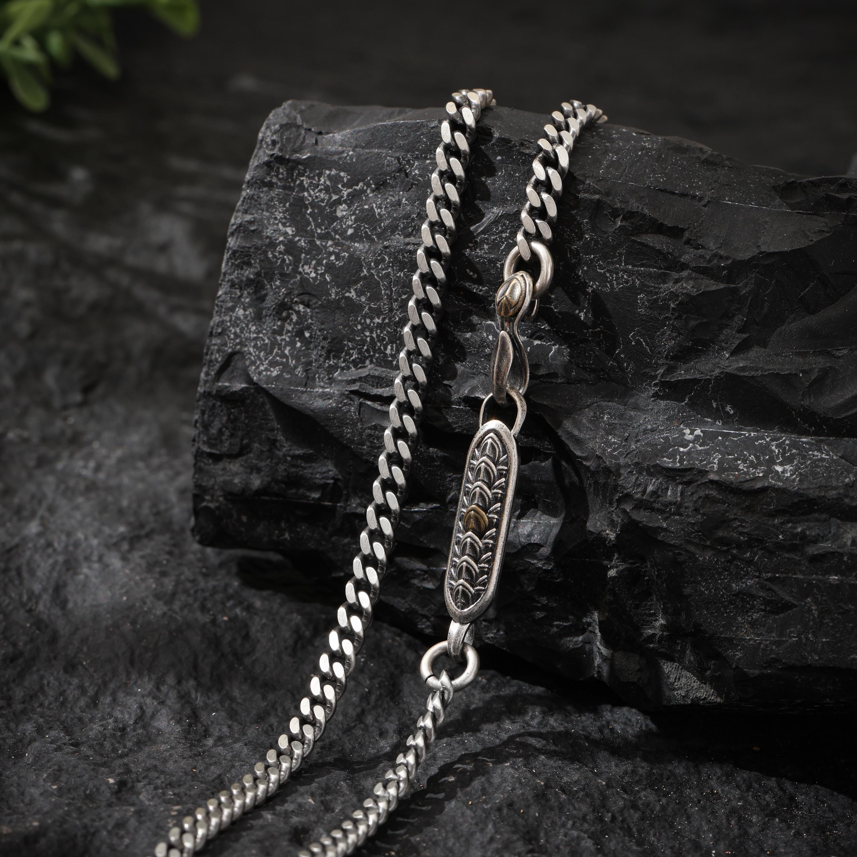Dragon Scale Chain Sterling Silver