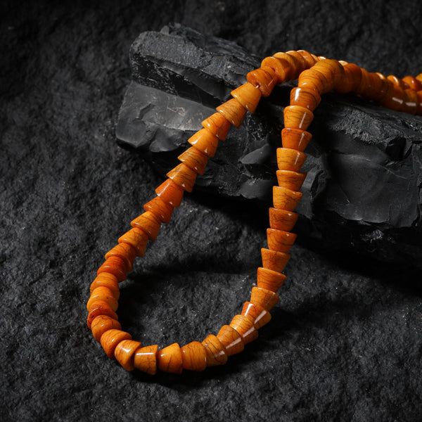 Yak Bone 108 Mala Beads · Ingot-Shaped Beads Protection Jewelry