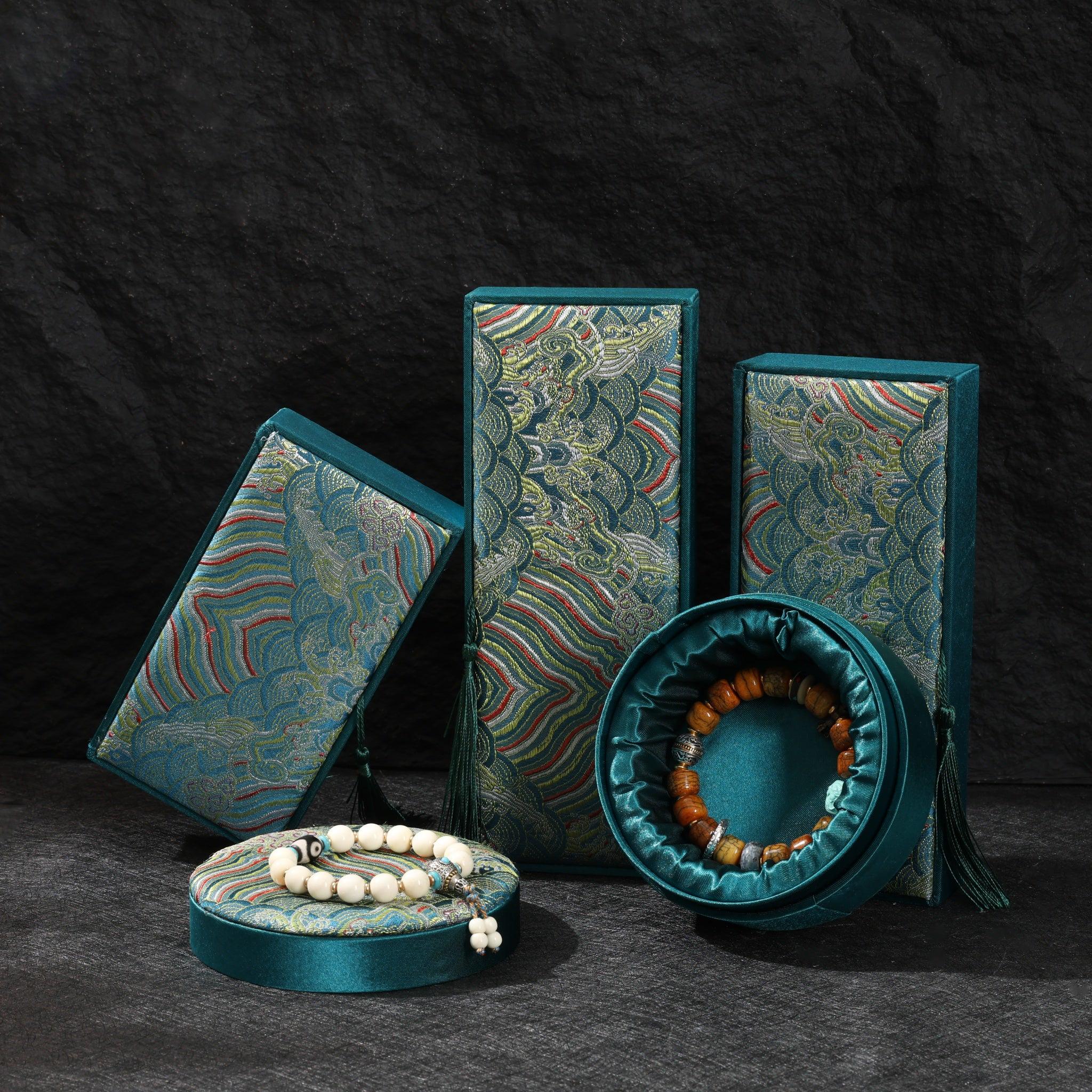 AURA DEER Bone Necklace 108 Mala Beads Ingot-Shaped Beads Protection Jewelry