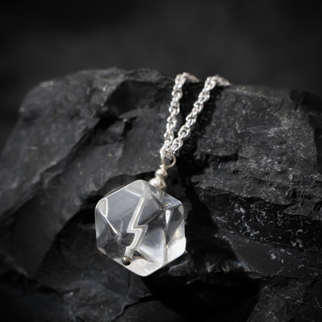 Natural Clear Quartz Pendant Necklace
