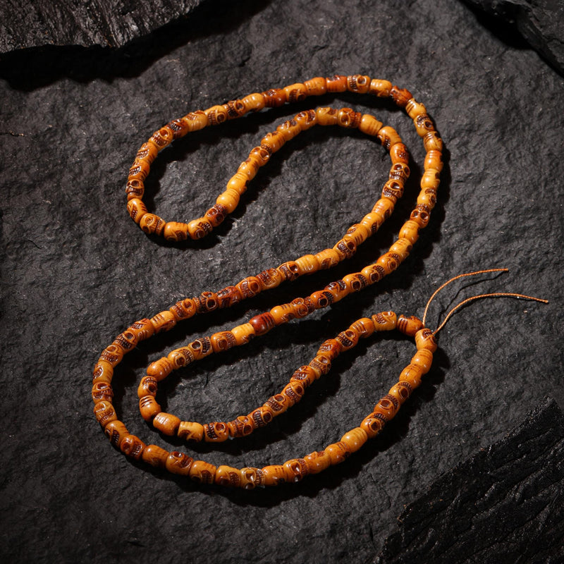Bone Skull 108 Mala Necklace