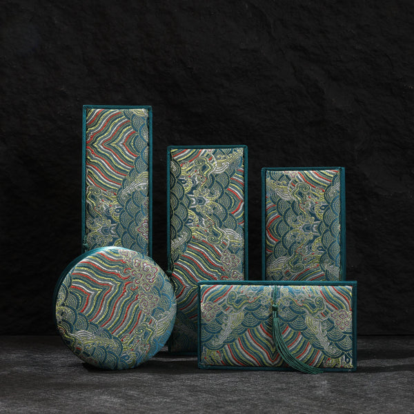 Default Package - Silk Brocade Jewelry Box with Tassel